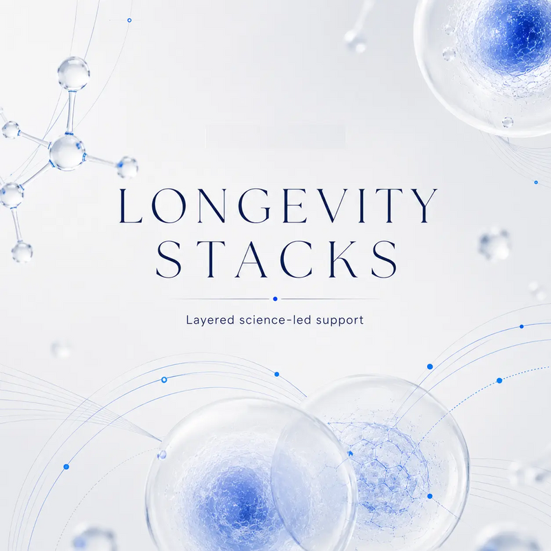 Longevity stacks in biotech design