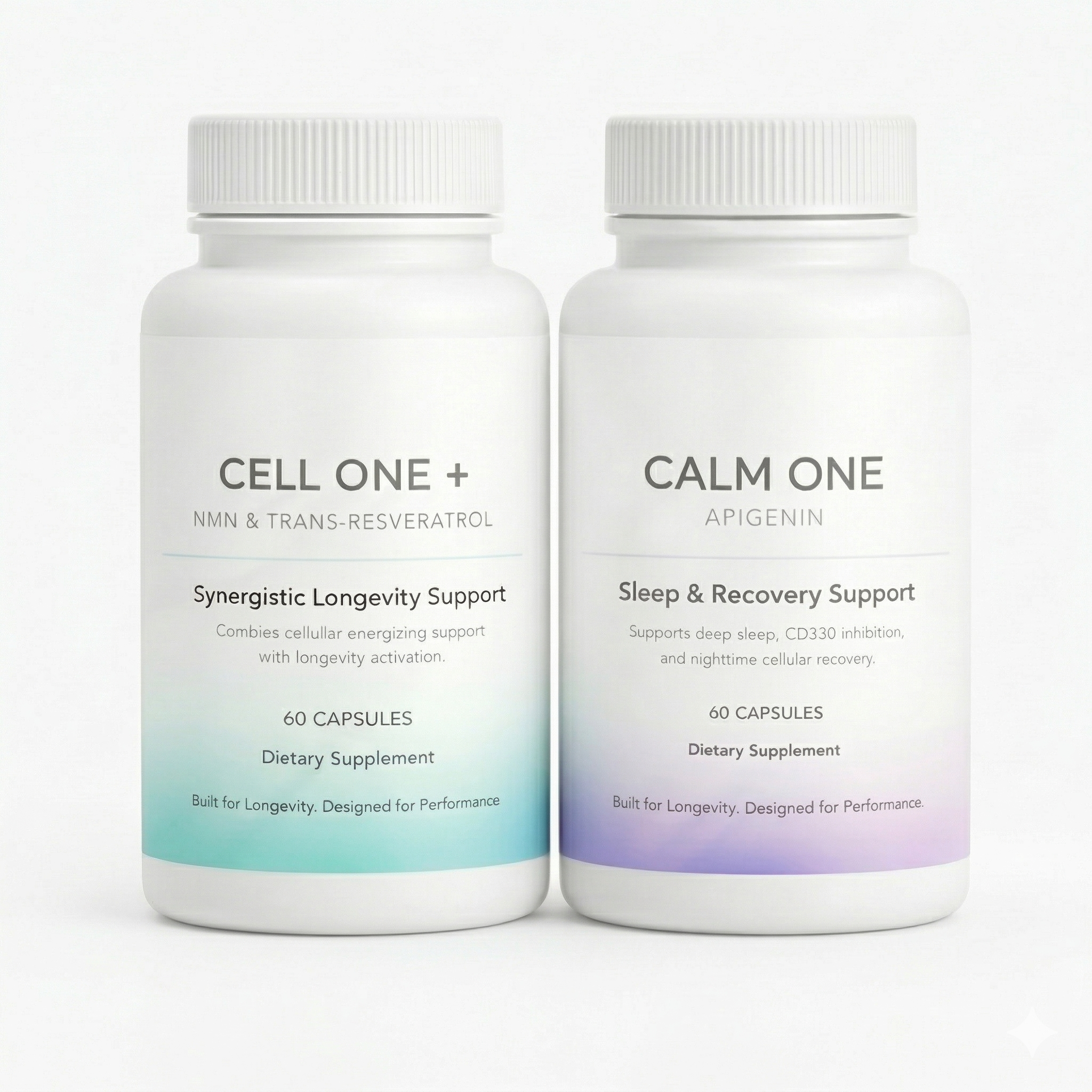 Longevity One Starter Stack (NMN, Trans-Resveratrol & Apigenin)