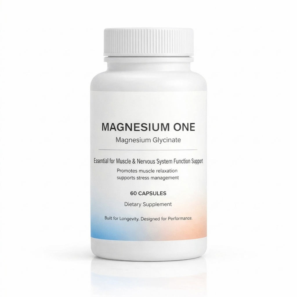 Magnesium One - 120 x Magnesium Glycinate 500mg Capsules